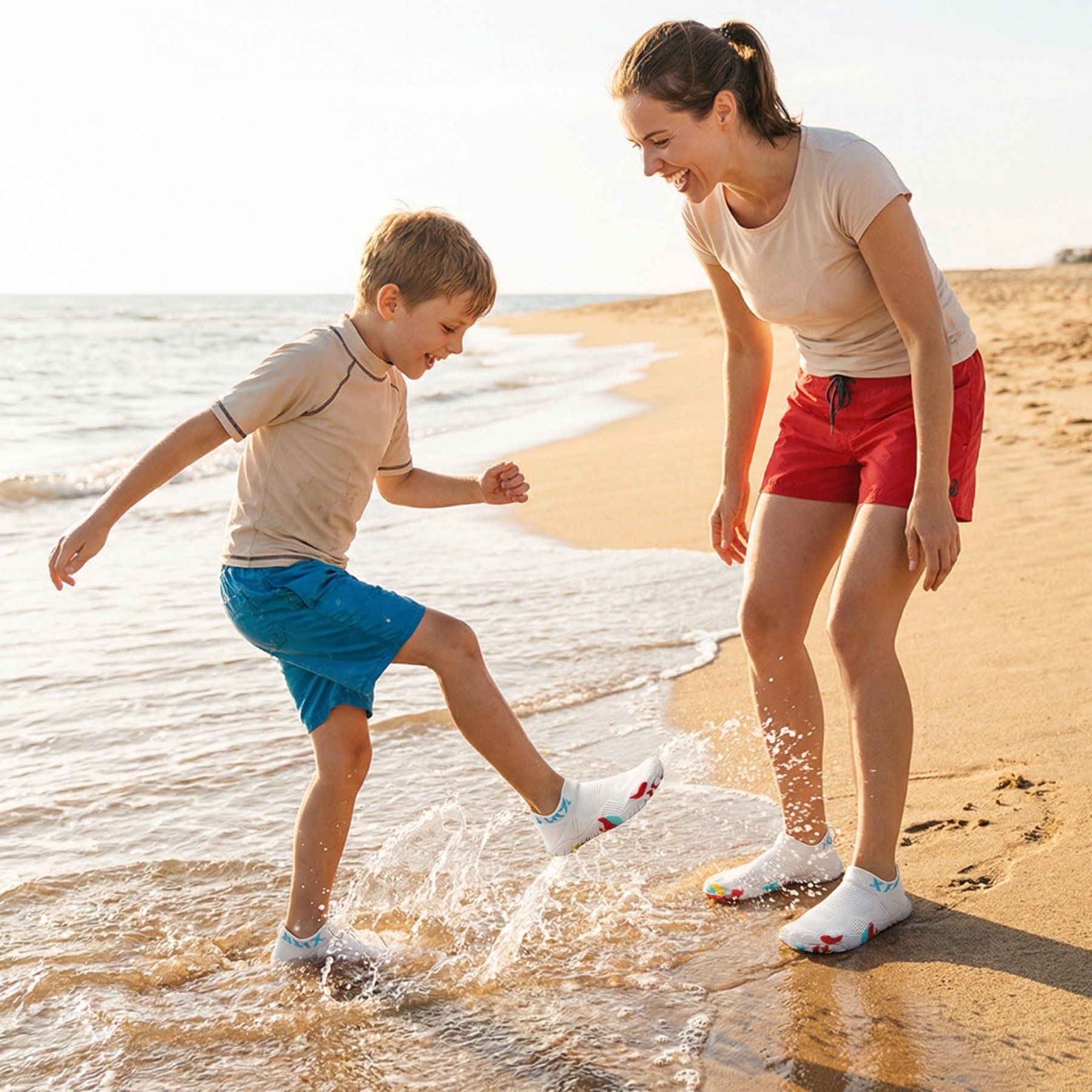 Water and Land Cut-resistant and Puncture-resistant Beachcombing Quick-drying Water Play Shoes