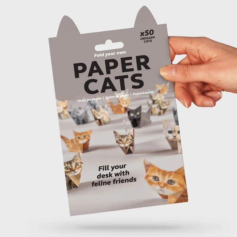 🎁LAST DAY 50% OFF🐱DIY Paper Cats and Dogs Easy to Make Relaxing Hobby Ideal for Gifting