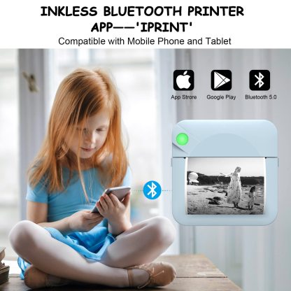 ⚡Flash Sale⚡ Mini Bluetooth Thermal Printer 🖨️ Portable Pocket Printer