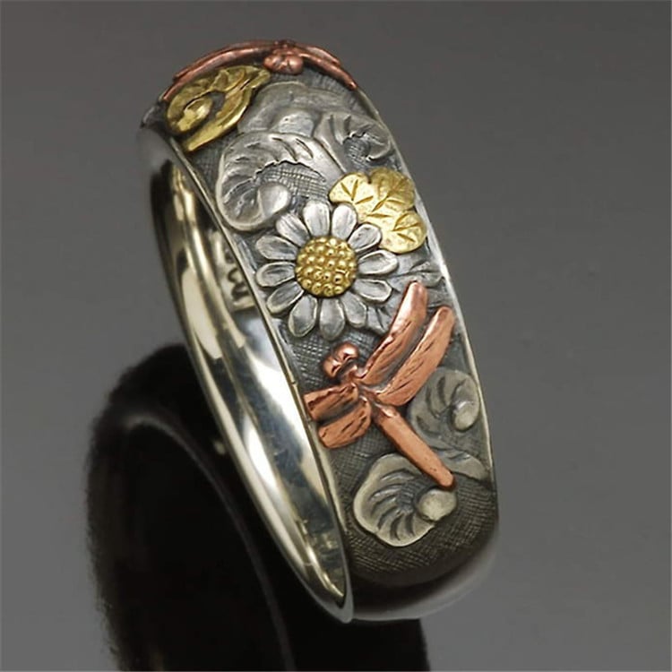 🔥Limited Edition - Vintage Sunflower Ring