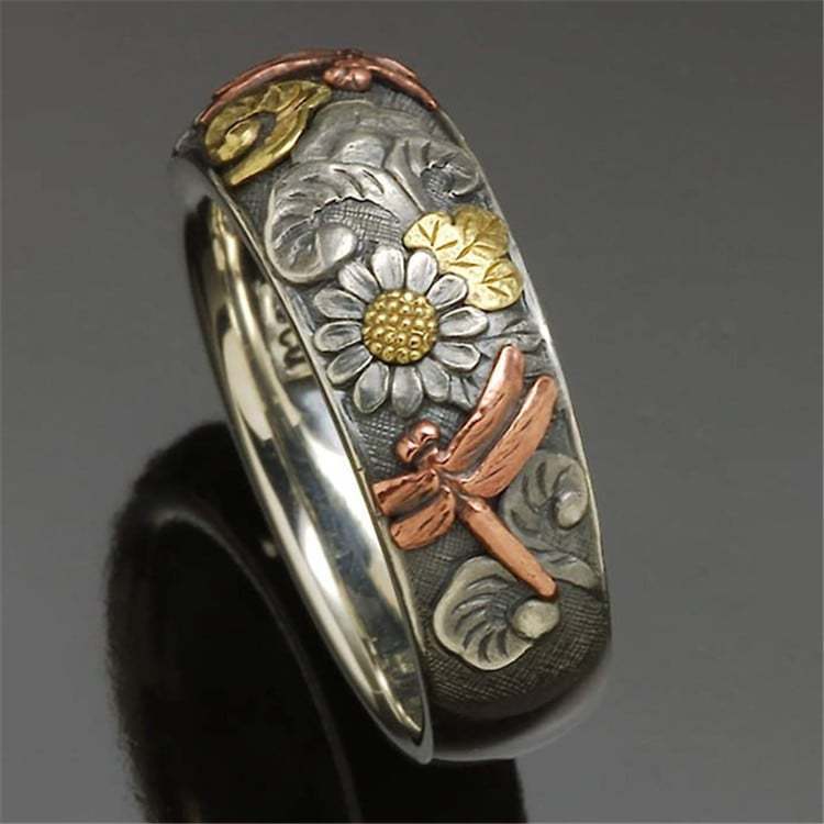 🔥Limited Edition - Vintage Sunflower Ring