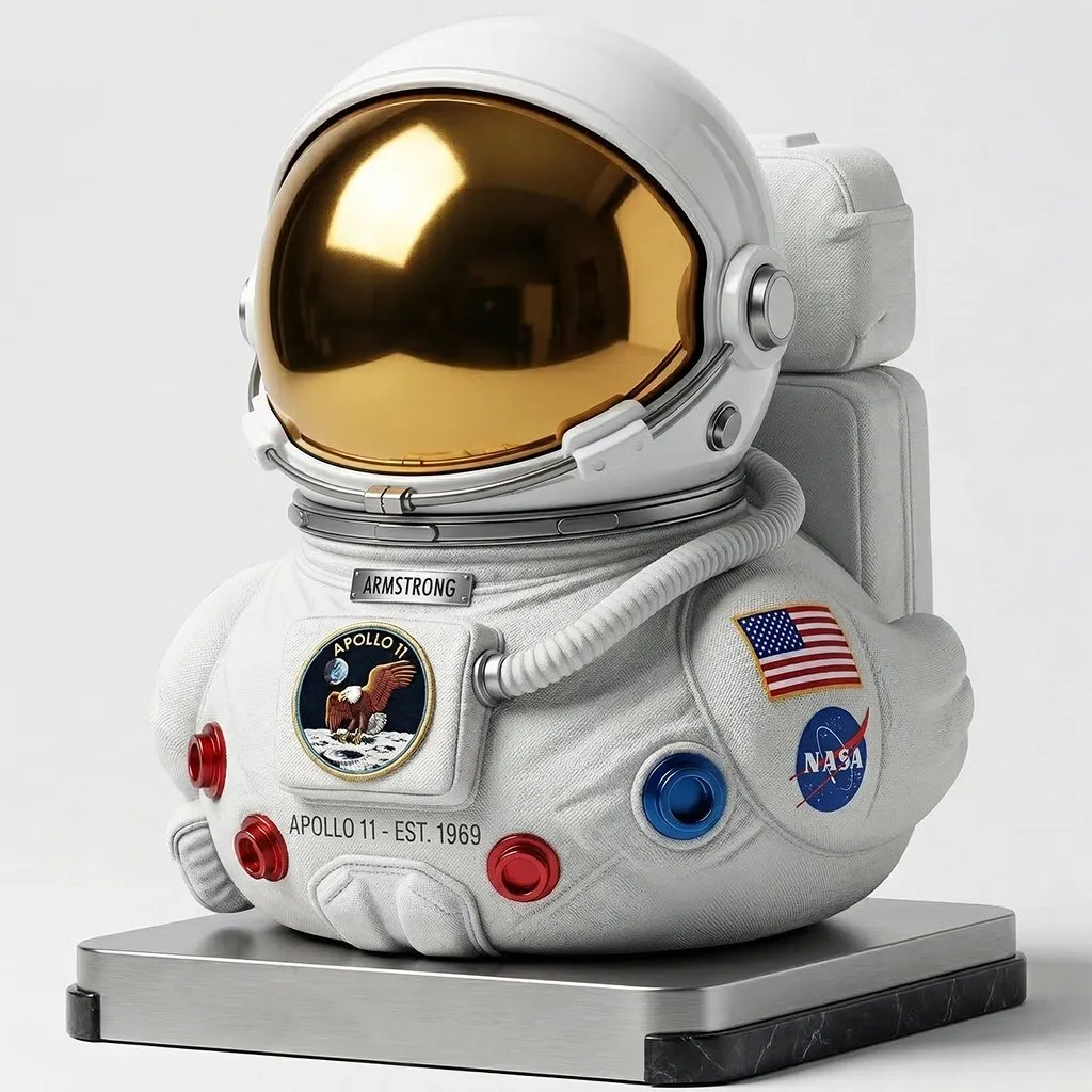 🔥Limited Edition Artemis II Mission Moon Launch Commemorative Astronaut Duck