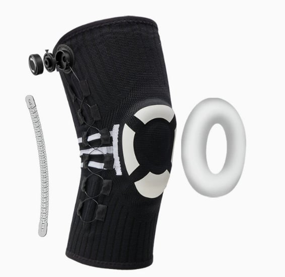 Knob-type knee brace