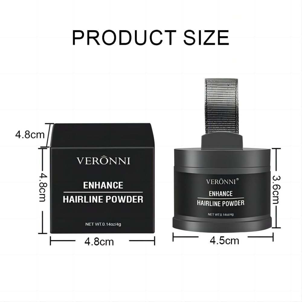 VERONNI Hairline Powder - Instant Root Touch-Up & Scalp Coverage