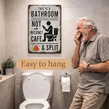 🚽 This Is a Bathroom, Not an Internet Café