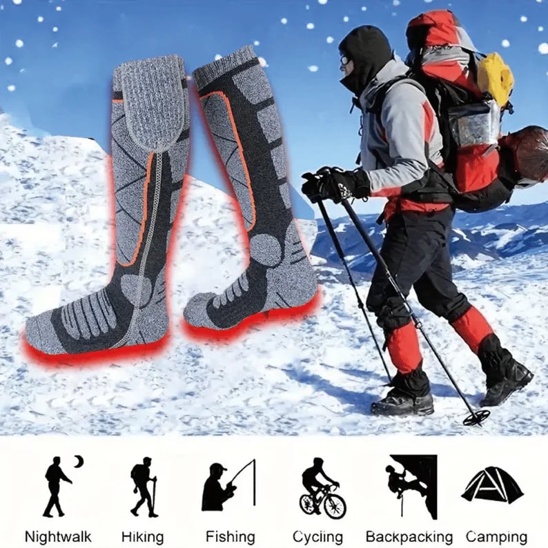 🎁Christmas Sale 49% OFF🎅Washable Rechargeable Heated Socks for Men & Women