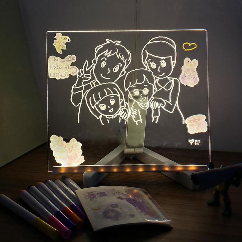 🎁Creative Rewritable Acrylic LED Message Board 🎨