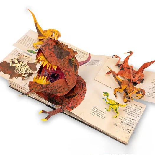 🦖3D Encyclopedia Prehistorica Series🦈Dinosaurs + Sharks & Sea Monsters —Pop-Up Book