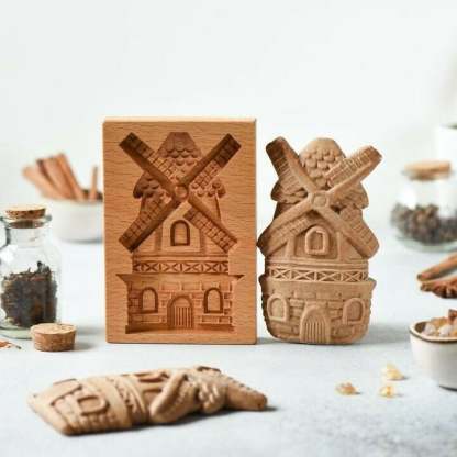 🔥Last Day 49% OFF🔥🍪Carved Wooden Pryanik Gingerbread Cookie Mold🍪