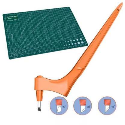 🔥- ✍️Craft Cutting Tools with 3 Interchangeable Blades (15°/30°/45°)