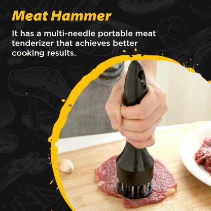 🎅Christmas Hot Sale Promotion-49% OFF-🥩Stainless Steel Meat Tenderizer Needle 21 Pin Steak BBQ Kitchen Cooking Tool