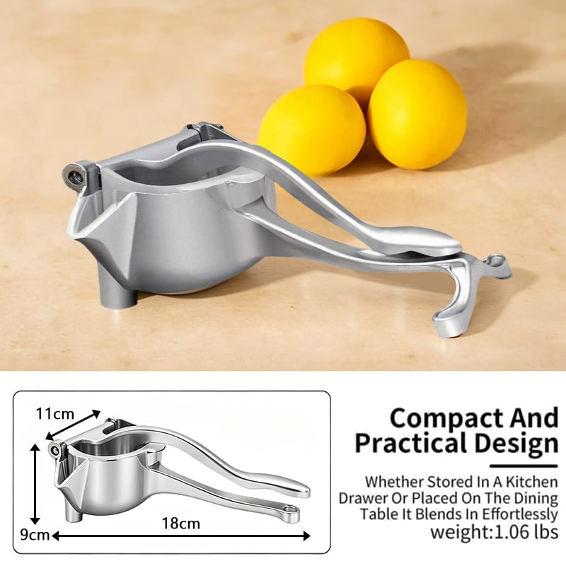 🔥Big Sale 49% OFF—Citrus Squeezer 🍋 Stainless Steel / PP Material Hand Fruit Juicer for Lemon Lime Orange