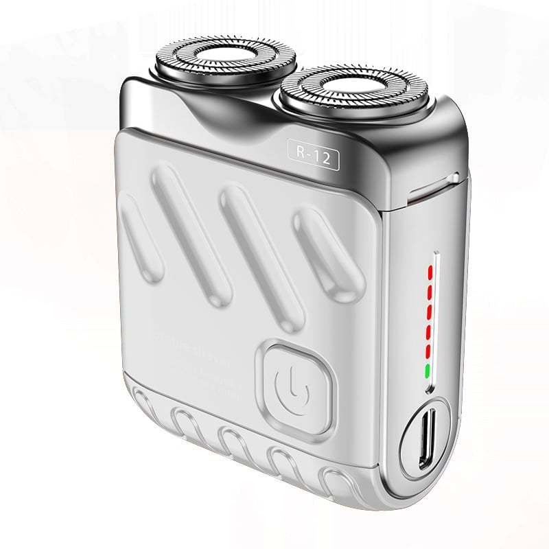 🔥2025 Hot Sale🎁Portable Rotary Dual Ring Electric Shaver