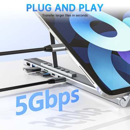 🏠💻 8-in-1 USB-C Laptop Stand,Best Gifts