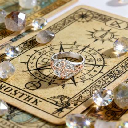 ✨Hot Promotion 50% OFF🔮💍Handmade Witch's Return-Knot Protection Ring💞Protect Your Loved Ones✨