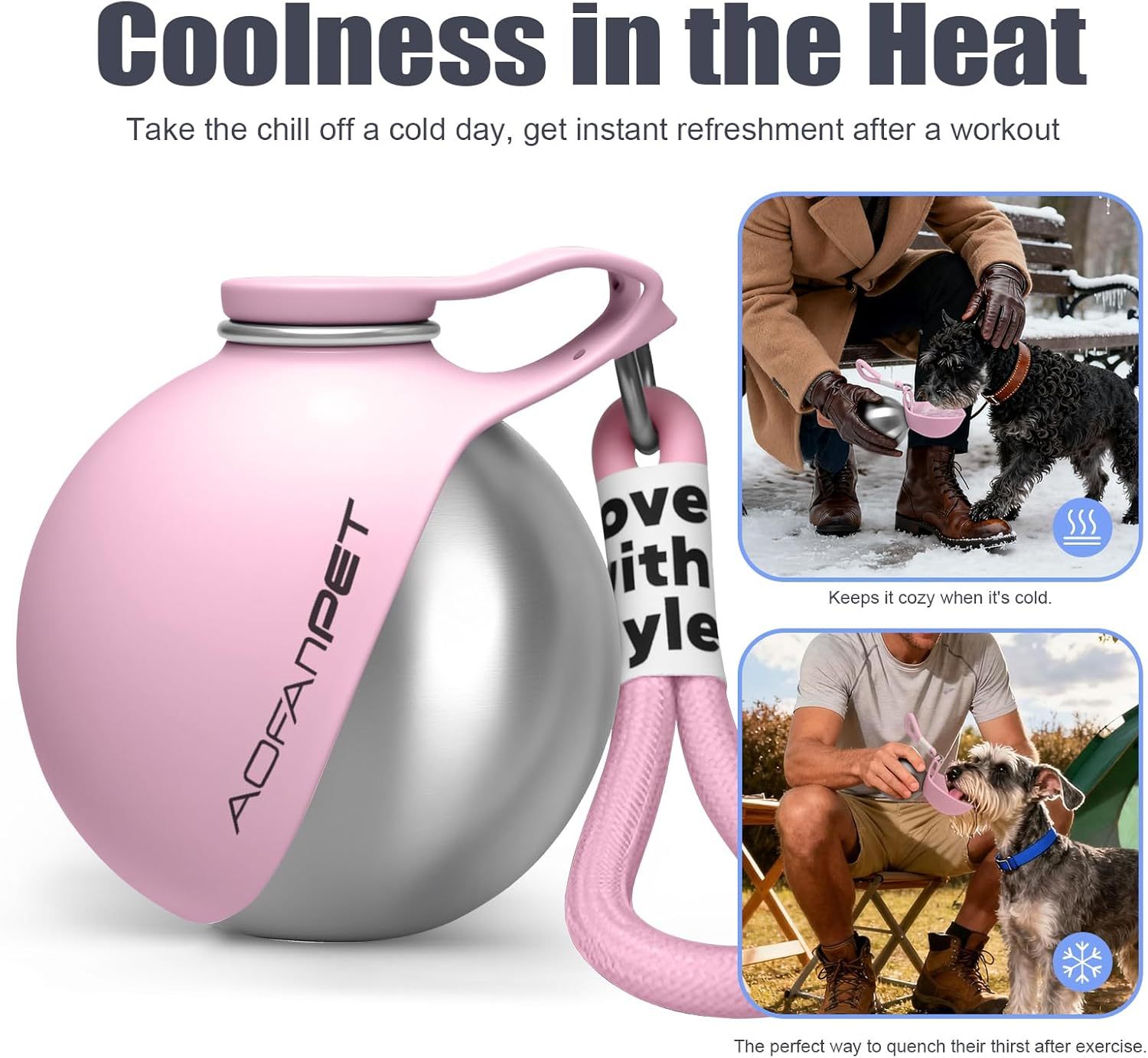 🐶Portable Dog Water Bottle-Lightweight, Foldable, and Easy to Carry💧🥰