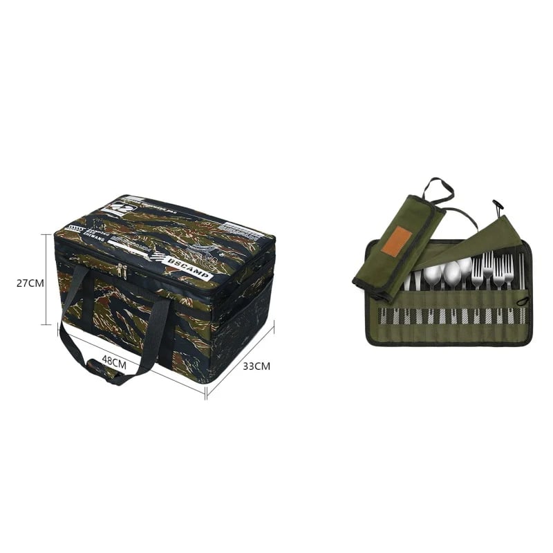 🔥Large Capacity Outdoor Folding Storage Bag Waterproof Portable Camping & Picnic Organizer