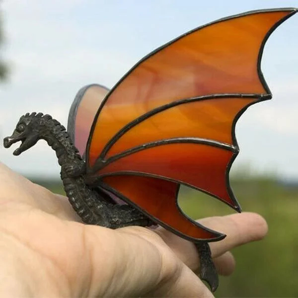 💥Christmas Hot Sale Limited Time Sale 50% Off 💥Dragon Stained Glass Sun Catcher