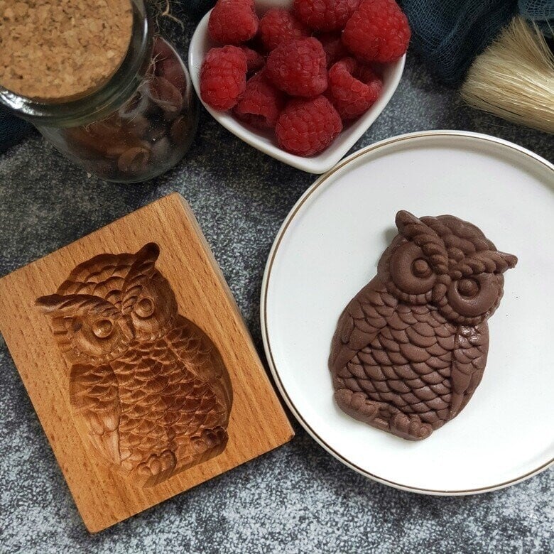 🔥Last Day 49% OFF🔥🍪Carved Wooden Pryanik Gingerbread Cookie Mold🍪