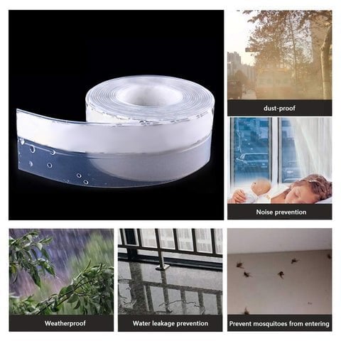 🏆 Leave no marks on the door🔥 Weather Stripping Door Seal Strip (5M/16.4FT)