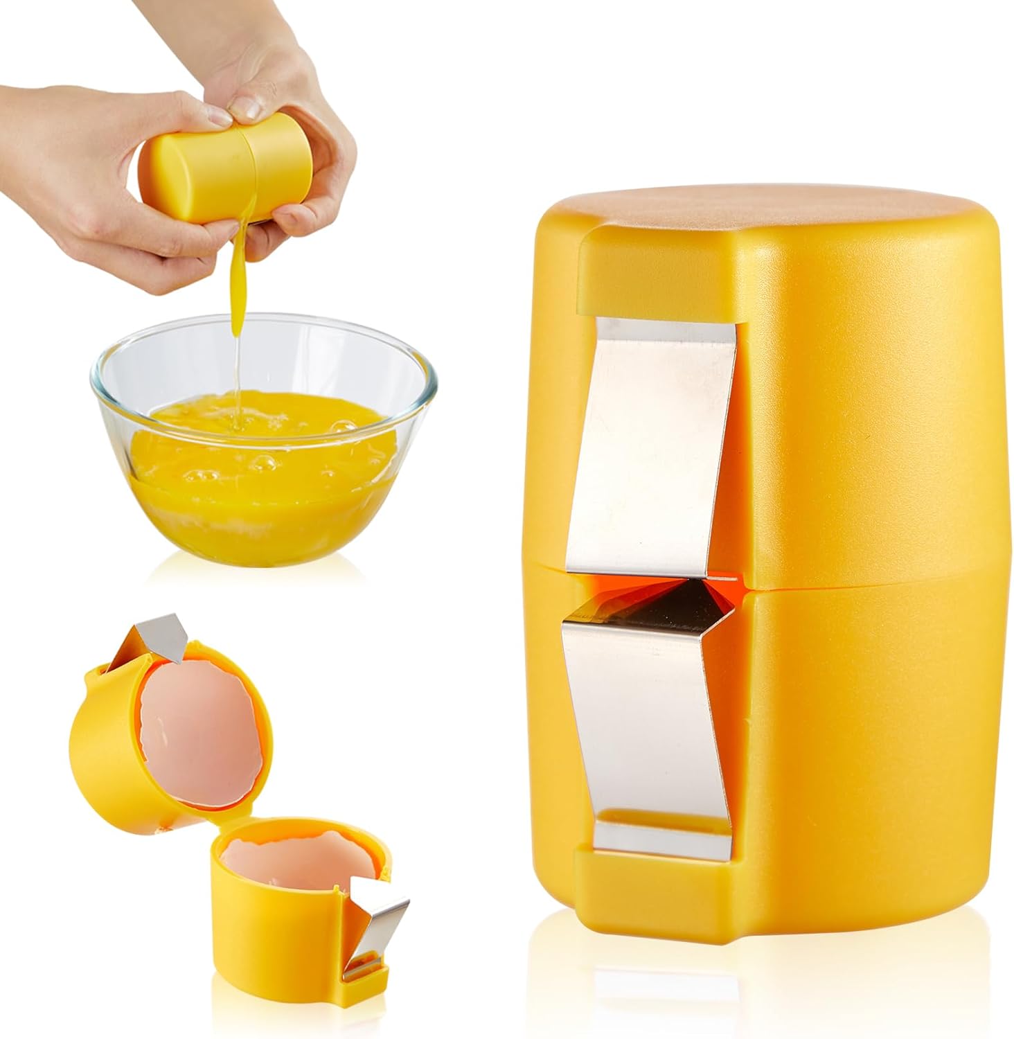 🥚Eptchn No Mess Easy Egg Opener CrackSlick🥚