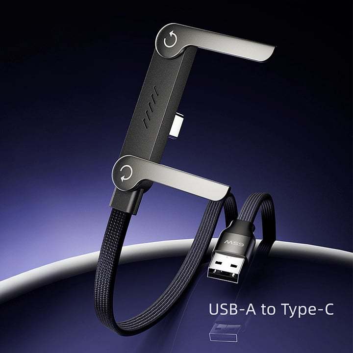 ⚡Official Authorized | MFi-Certified Cables🔥 2-in-1 Invisible Holder Charger Cable - 240W Fast Charging Cord with Built-In Phone Stand