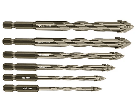 🔥2026 Hot Sale🔥High-Strength 4-Flute Serrated Eccentric Drill Bit Kit