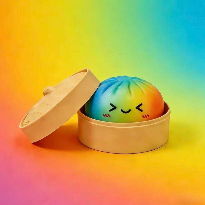 🏆Only $7.99 Last Day Promotion!Expressive Baozi Squishy - Blind Box, Mysecret Bun Fidget Toy