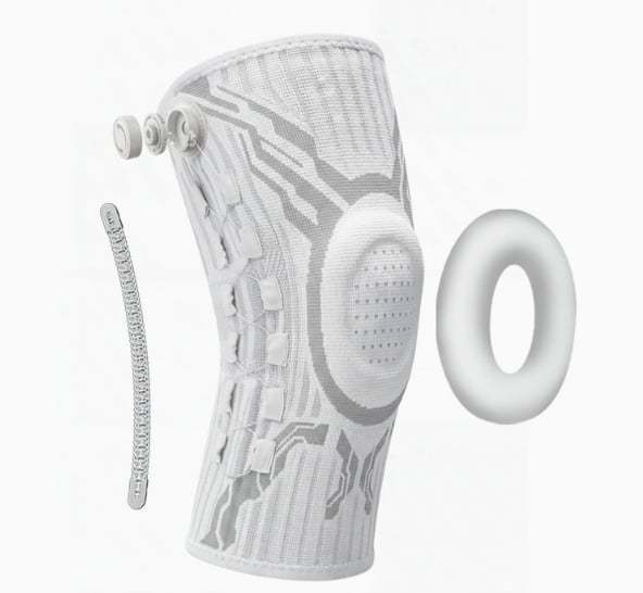 Knob-type knee brace