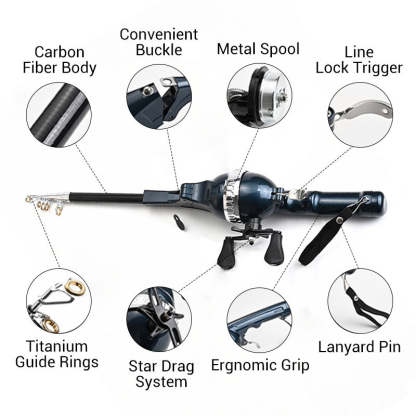 🔥Last Day 49% OFF🔥🎉Foldable Fishing Rod