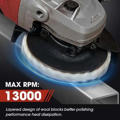 🔥Last Day 46% OFF-Premium Wool Felt Polishing Flap Disc for Angle Grinders - Mirror Finish Made Easy
