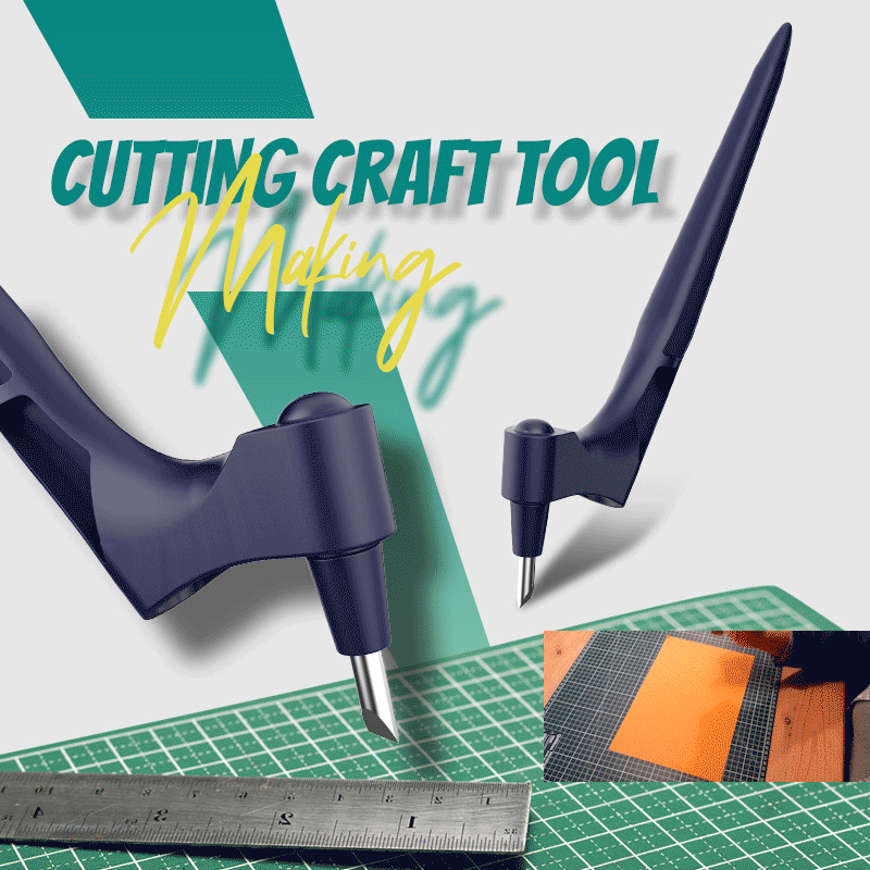🔥- ✍️Craft Cutting Tools with 3 Interchangeable Blades (15°/30°/45°)