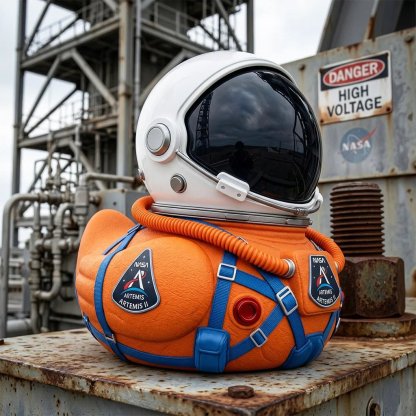 🔥Limited Edition Artemis II Mission Moon Launch Commemorative Astronaut Duck