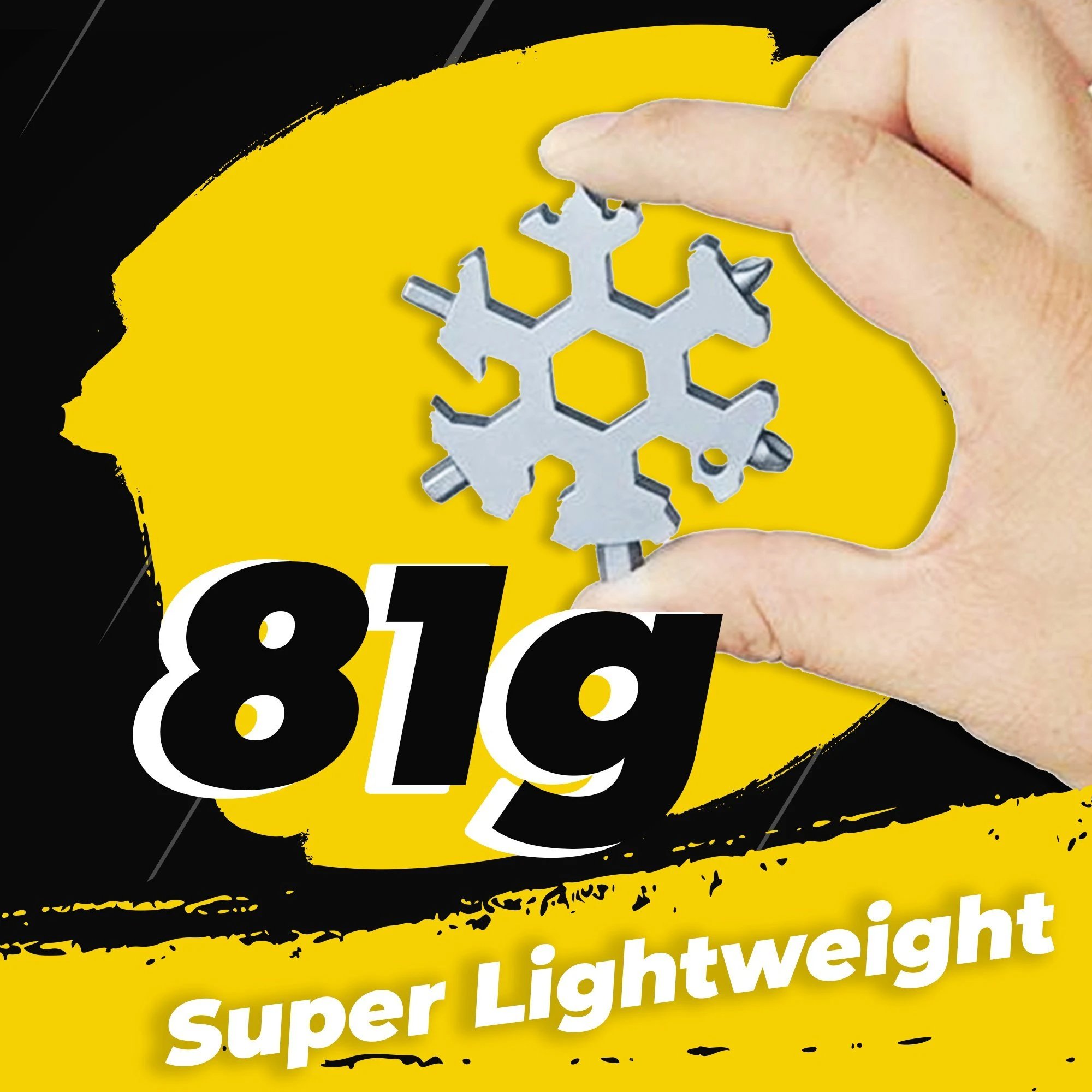 18-in-1 Snowflake Pocket Tool – Multi-function Gadget