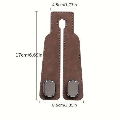🔥Last Day 49% OFF🚗Car Seat Back Alcantara Storage Hook 💥Double Hook Holder for Convenient Storage