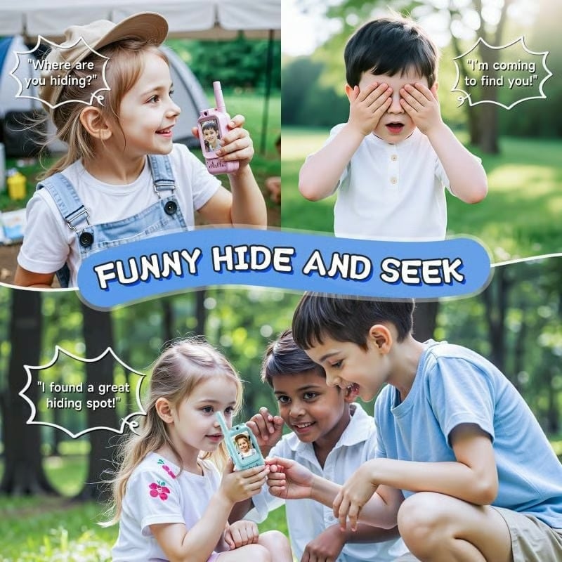 🎁Hot Sale Promotion 30% OFF Rechargeable Video Walkie Talkies for Kids 🔥