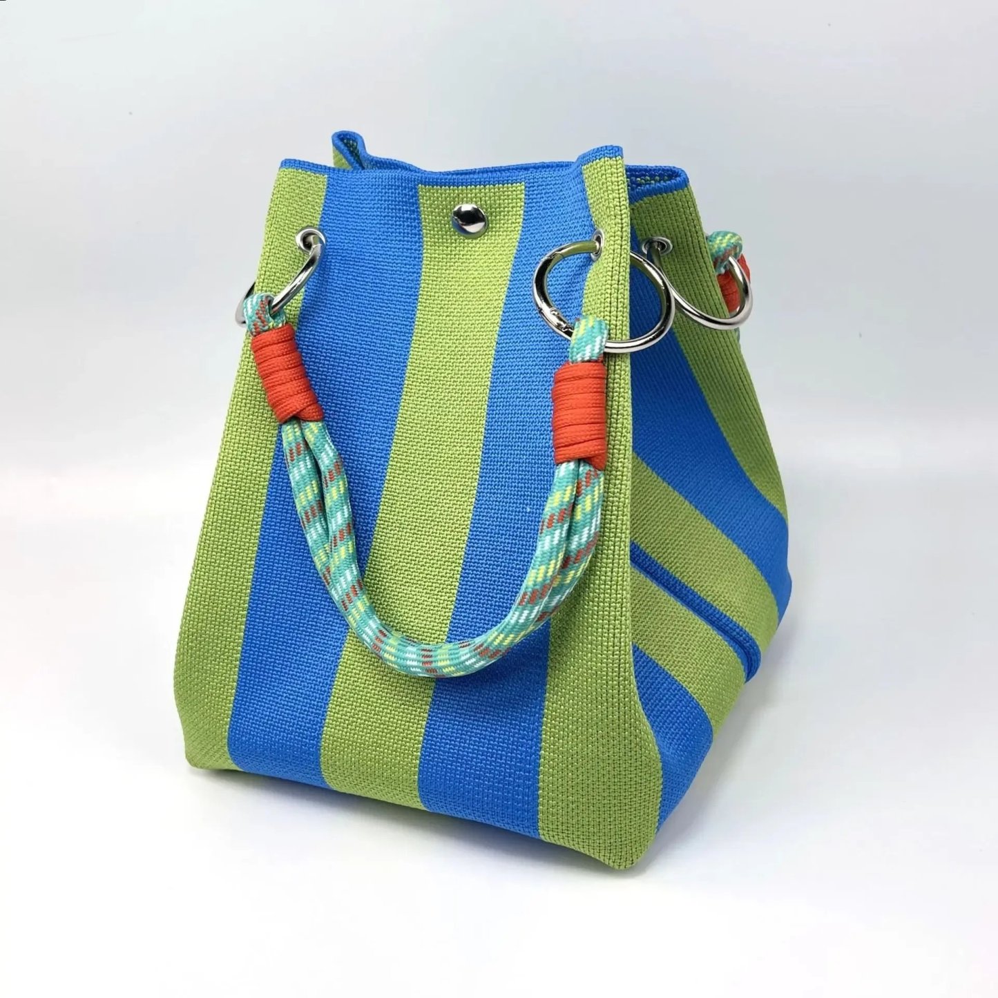 🌴 Boho Crochet Bucket Bag for Women – Handmade Woven Summer Beach Shoulder Bag