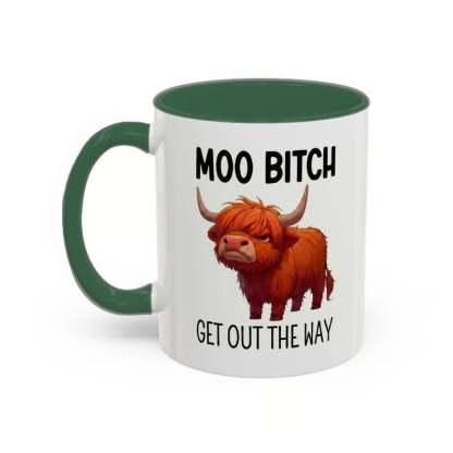 💥LAST DAY SALE 49% OFF⏰Moo Bitch Get Out The Way Highland Cow Mug