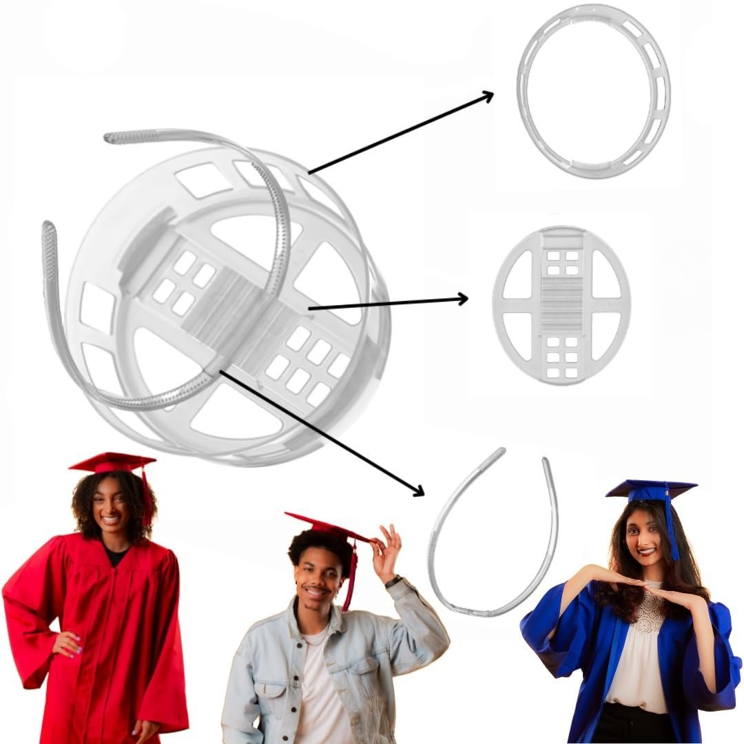 🎓Graduation Cap Headband🎓 - The secret to a perfectly secure cap and flawless hair in every graduation photo✨