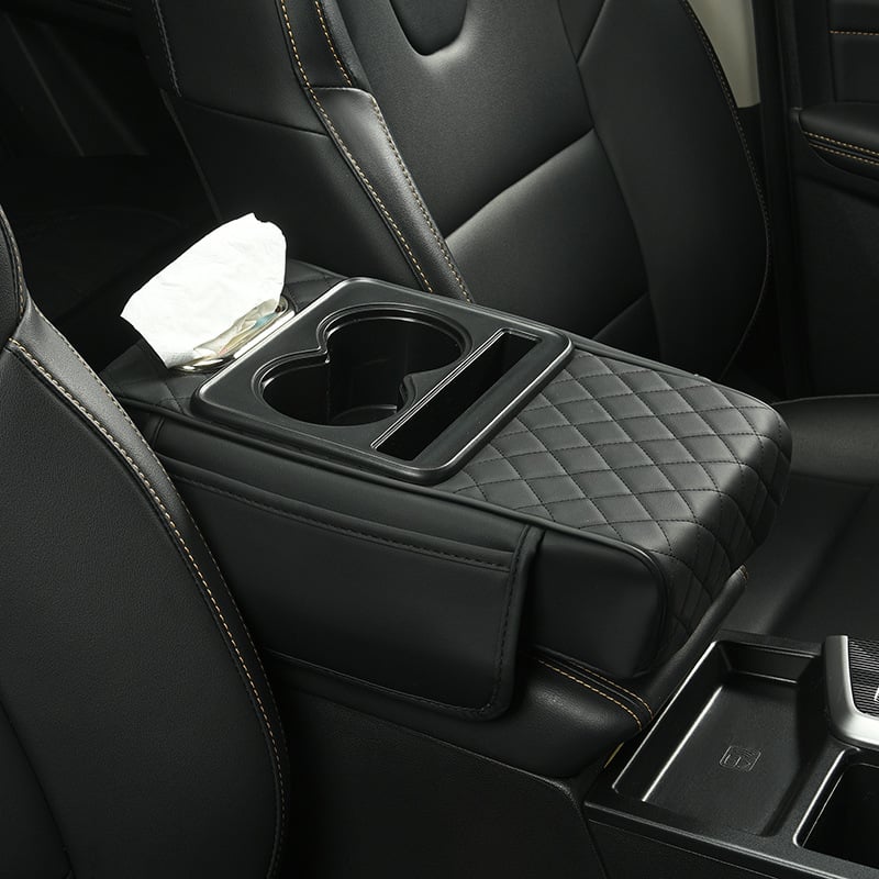 🔥 LAST DAY - 49% OFF |Multifunctional PU Leather Car Armrest Box Mat
