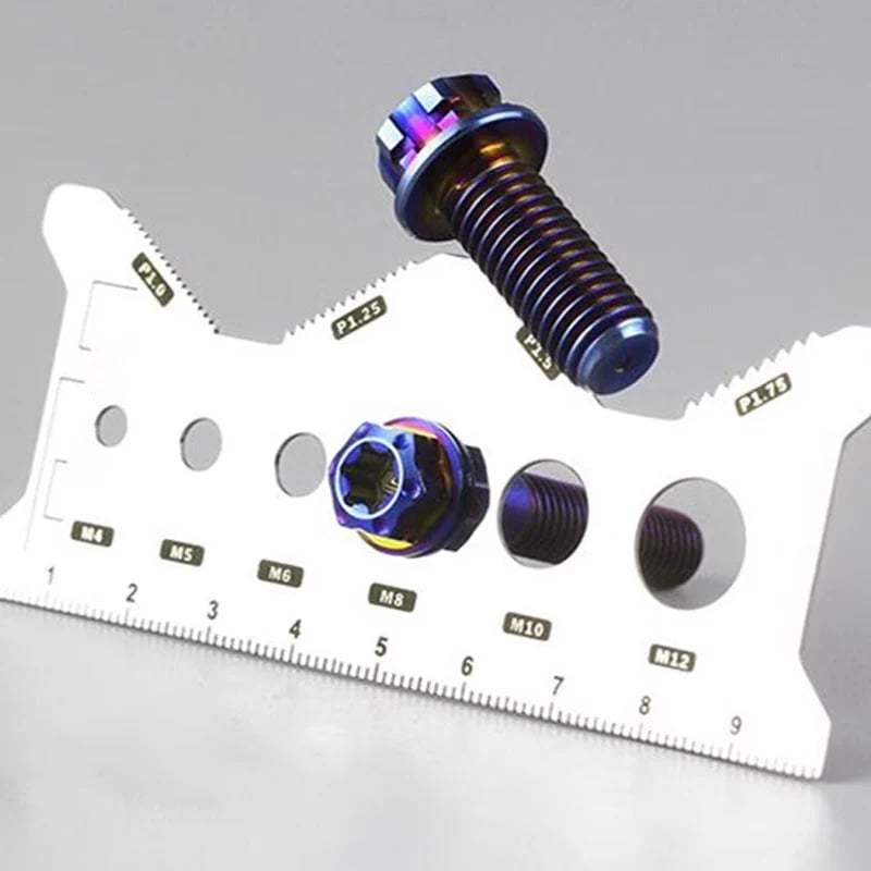 💥Stainless Steel Double-Sided Bolt Gauge Card