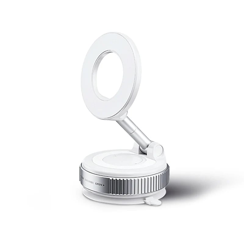 🔥 Retractable Car Phone Mount - 360° Magnetic Holder