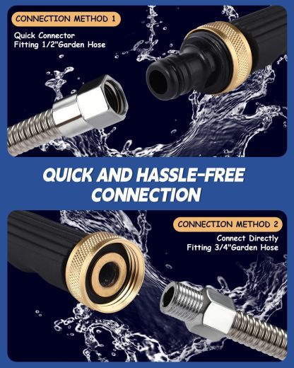 🔥 HOT SALE 49% OFF👨‍🌾✨2026 Jet Nozzle Power Washer for Garden Hose