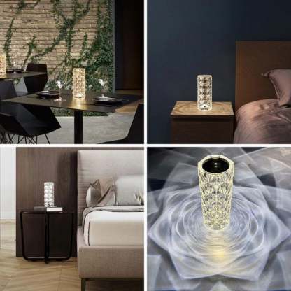 🔥Last Day Sale 40% OFF🔥Touching Control Rose Crystal Lamp