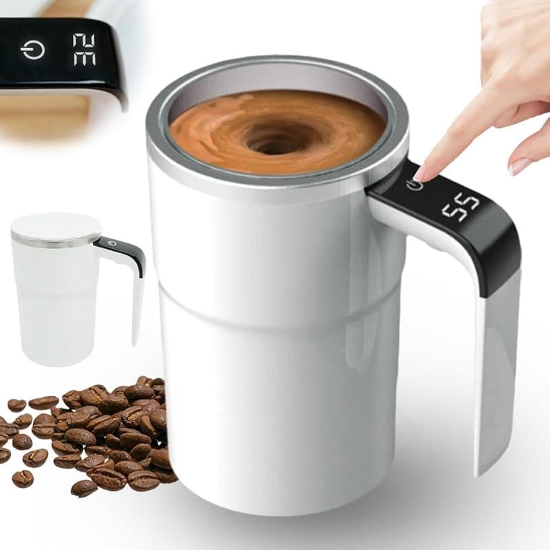 🔥LAST DAY 50% OFF - Electric coffee mug with a built-in LCD thermometer