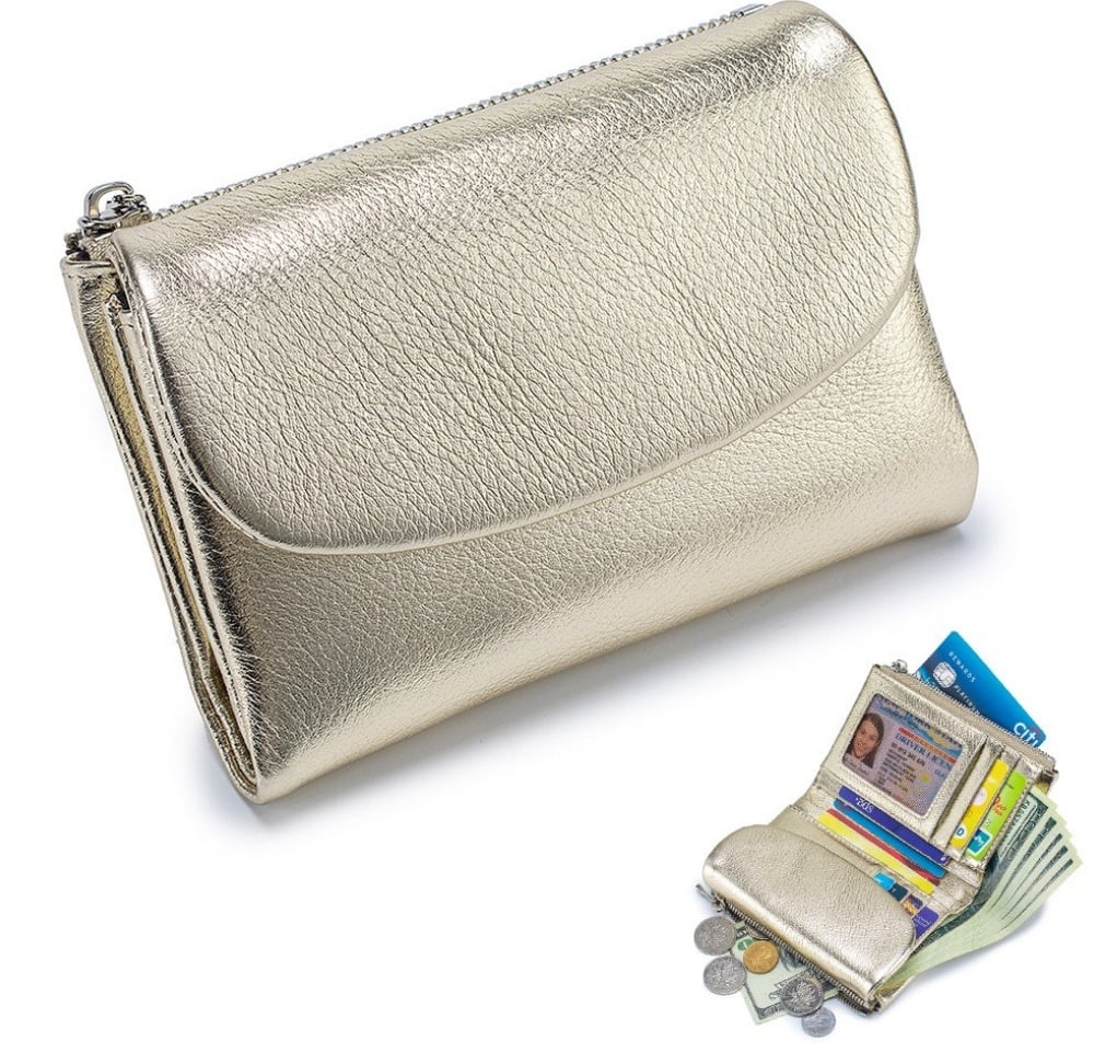 ⏰Last Day 49% OFF⏰Unisex Pebble Leather Wallet 🔥BUY 2 FREE SHIPPING