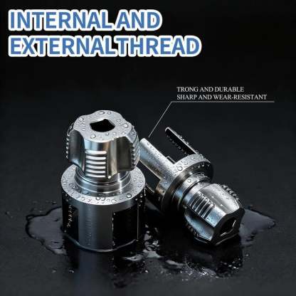 Last Day 49% OFF🔥Pipe Tapping and Threading Tool | Dual-Specification Compatible