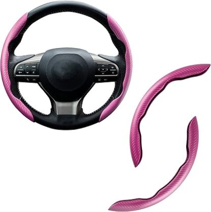 🔥Samez Carbon Fiber Silicone Anti-Slip Car Steering Wheel Cover Universal Fit🔥