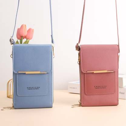Women's Touch Screen Mobile Phone Messenger Bag