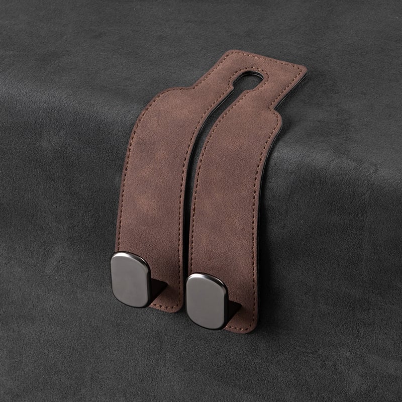 🔥Last Day 49% OFF🚗Car Seat Back Alcantara Storage Hook 💥Double Hook Holder for Convenient Storage